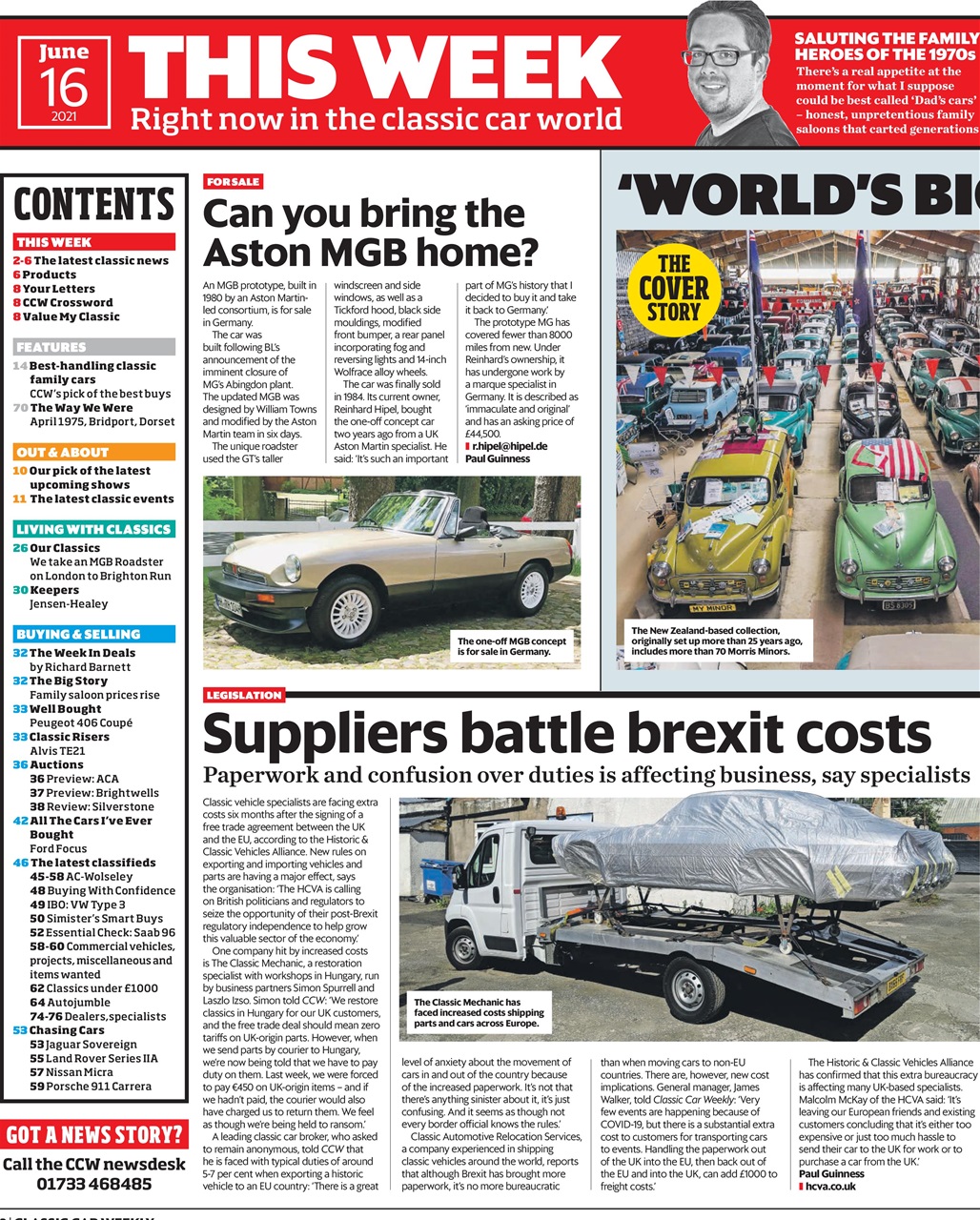 Classic Car Weekly Preview Pages