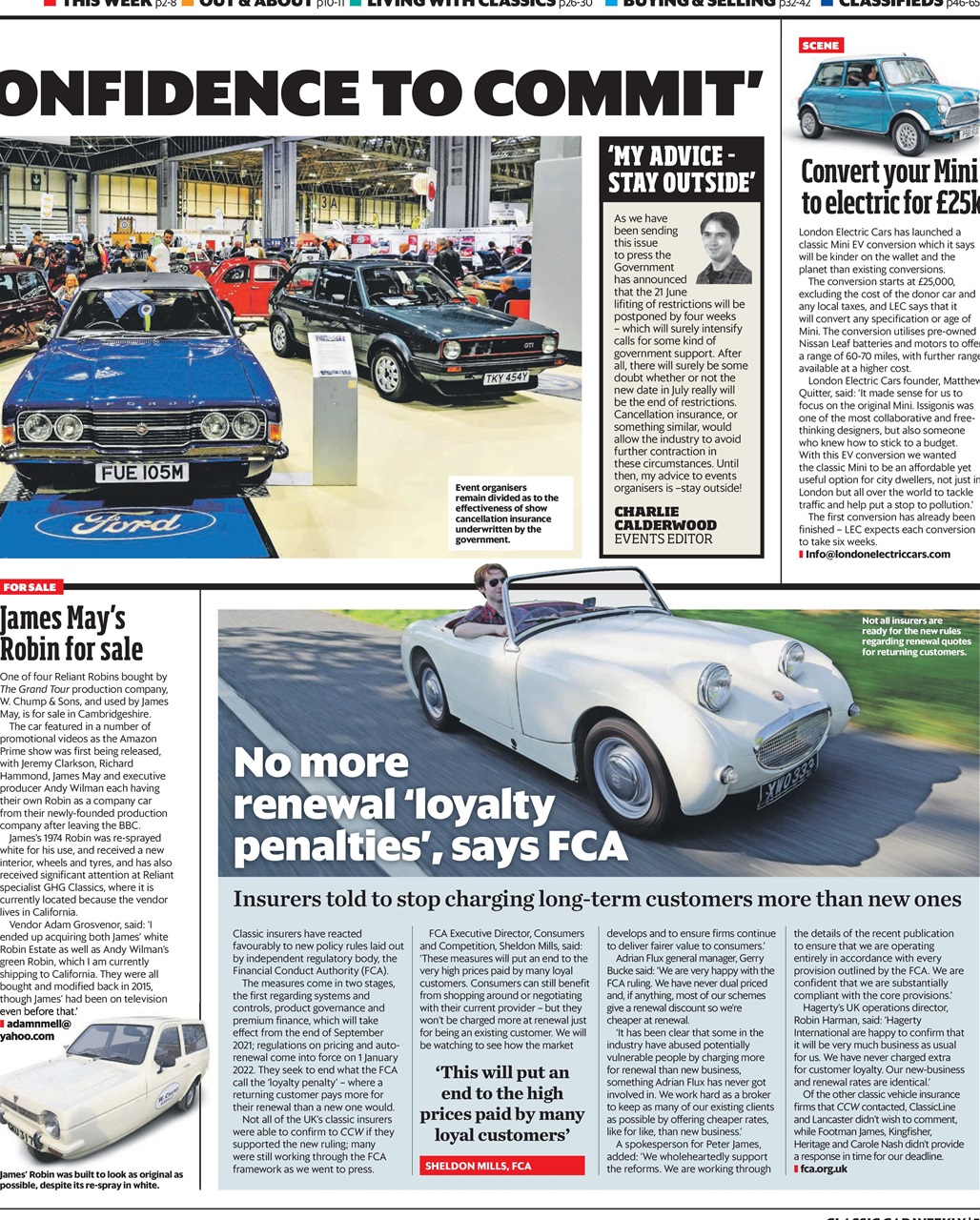 Classic Car Weekly Preview Pages