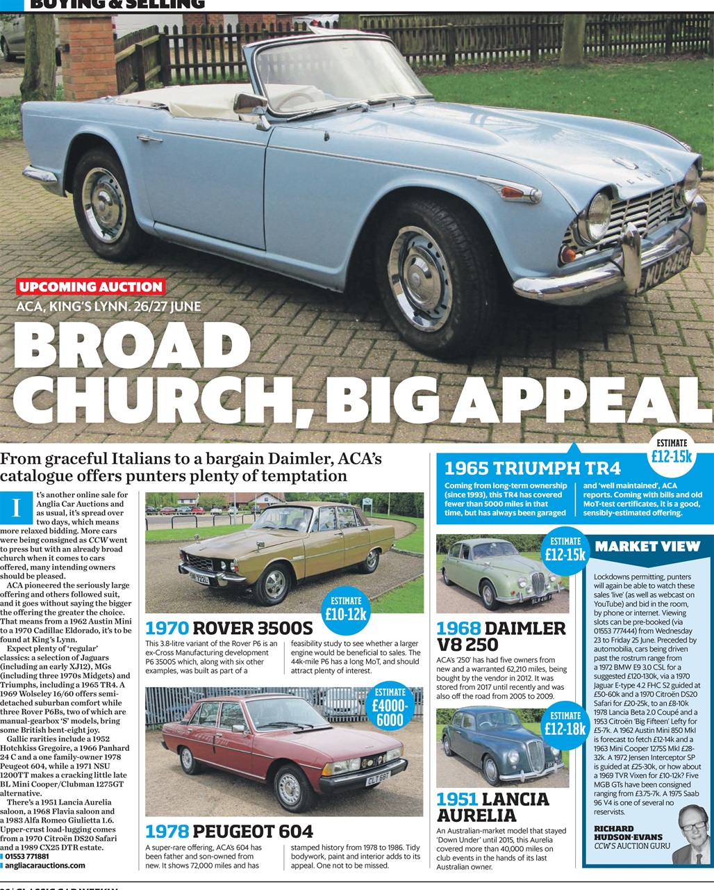 Classic Car Weekly Preview Pages