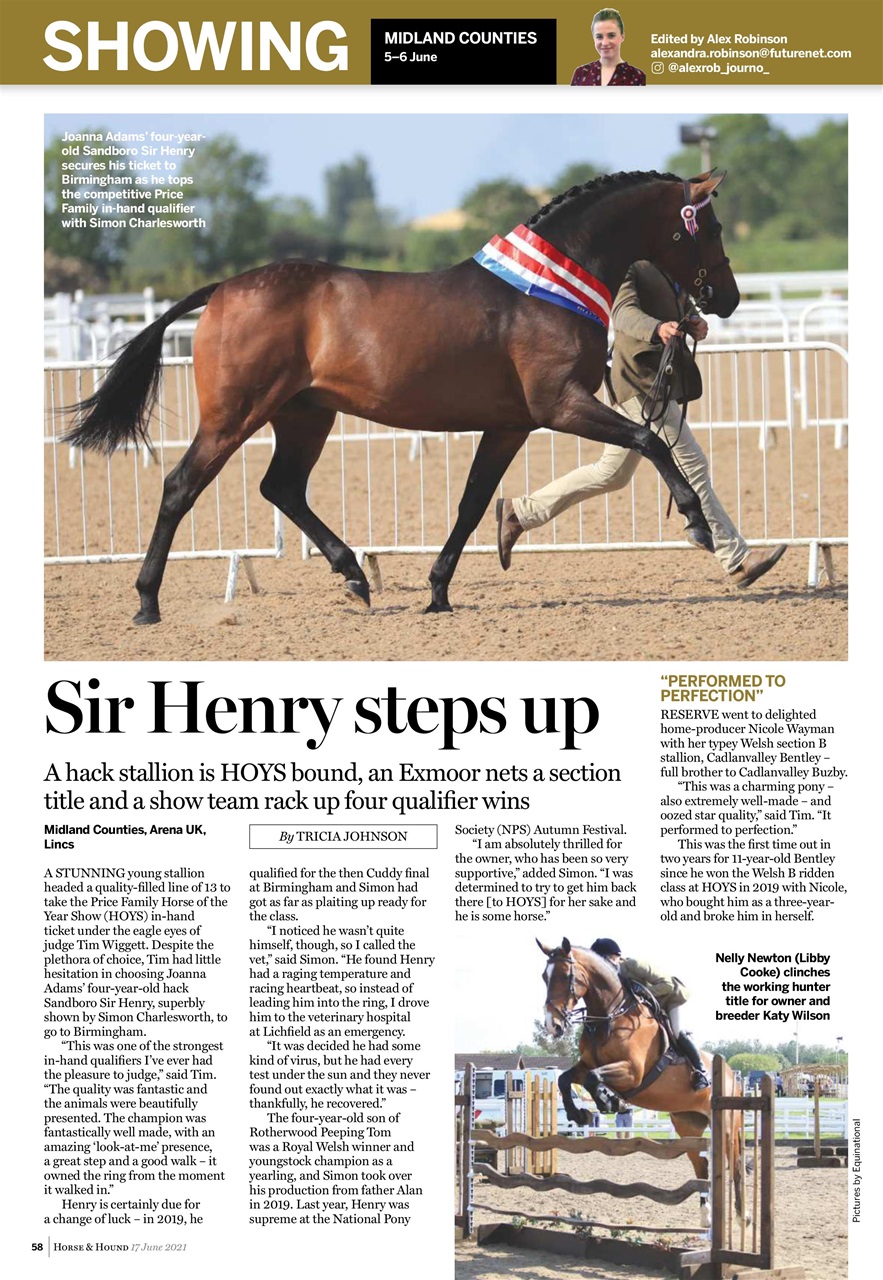 Horse & Hound Preview Pages