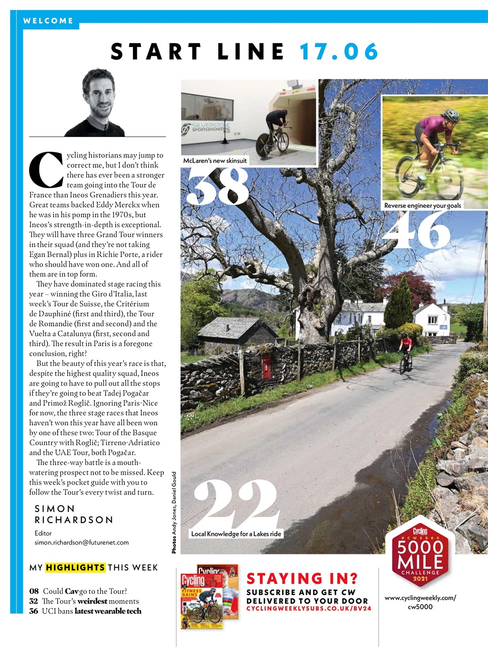 Cycling Weekly Preview Pages