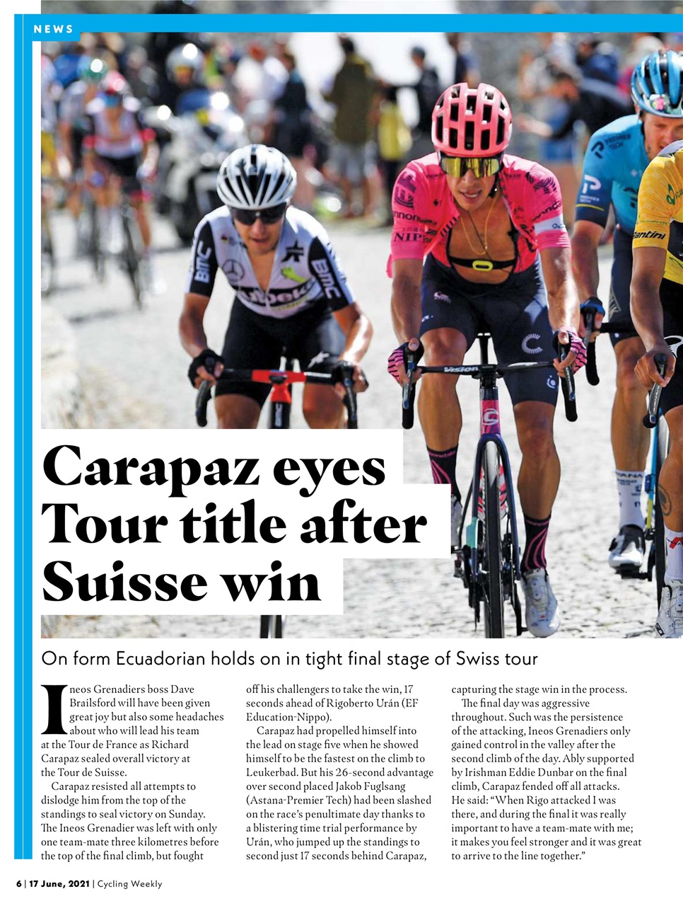Cycling Weekly Preview Pages