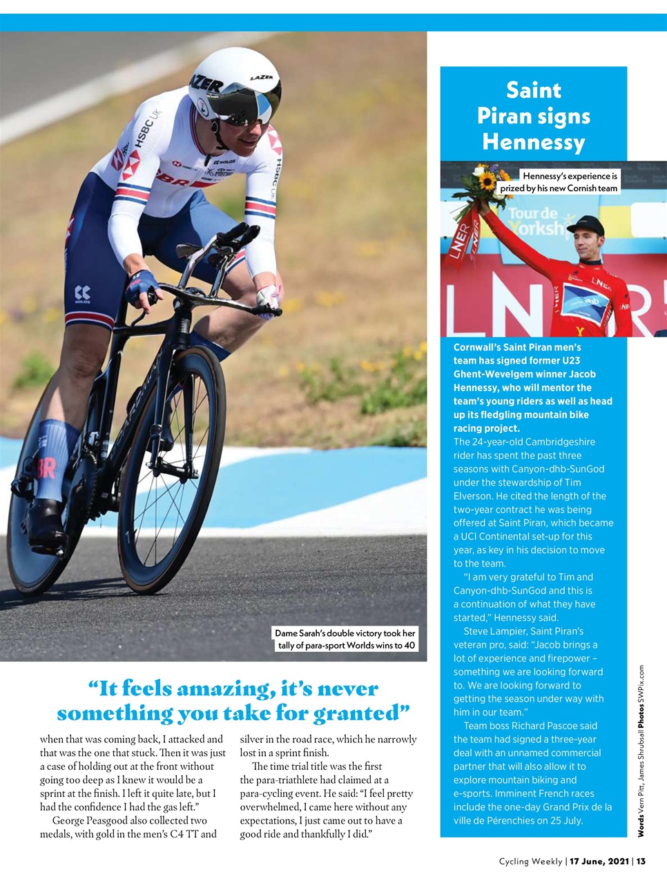 Cycling Weekly Preview Pages
