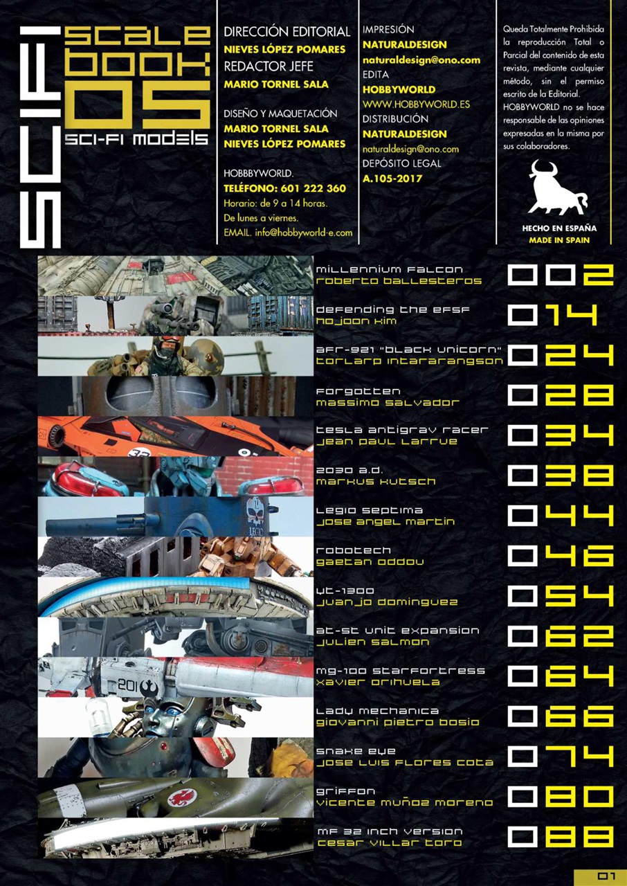 SCIFI SCALE Preview Pages