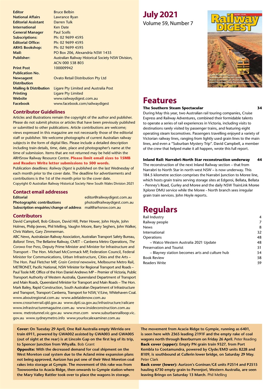 Railway Digest Preview Pages