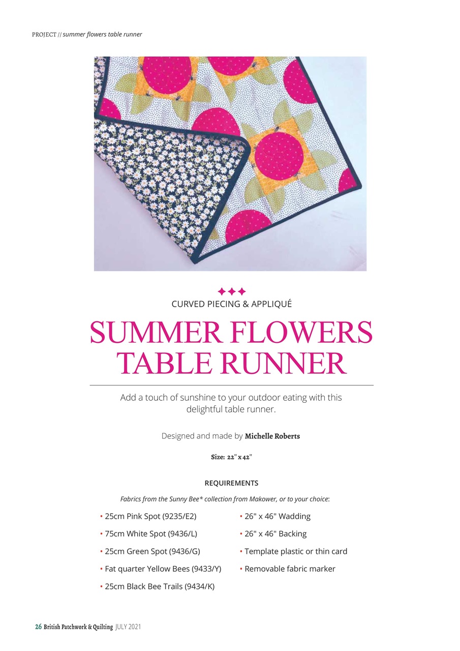 Patchwork and Quilting Preview Pages