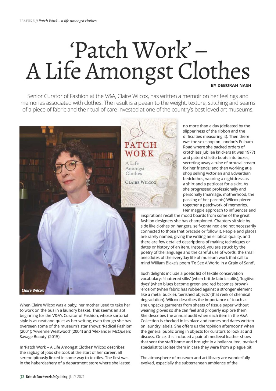 Patchwork and Quilting Preview Pages