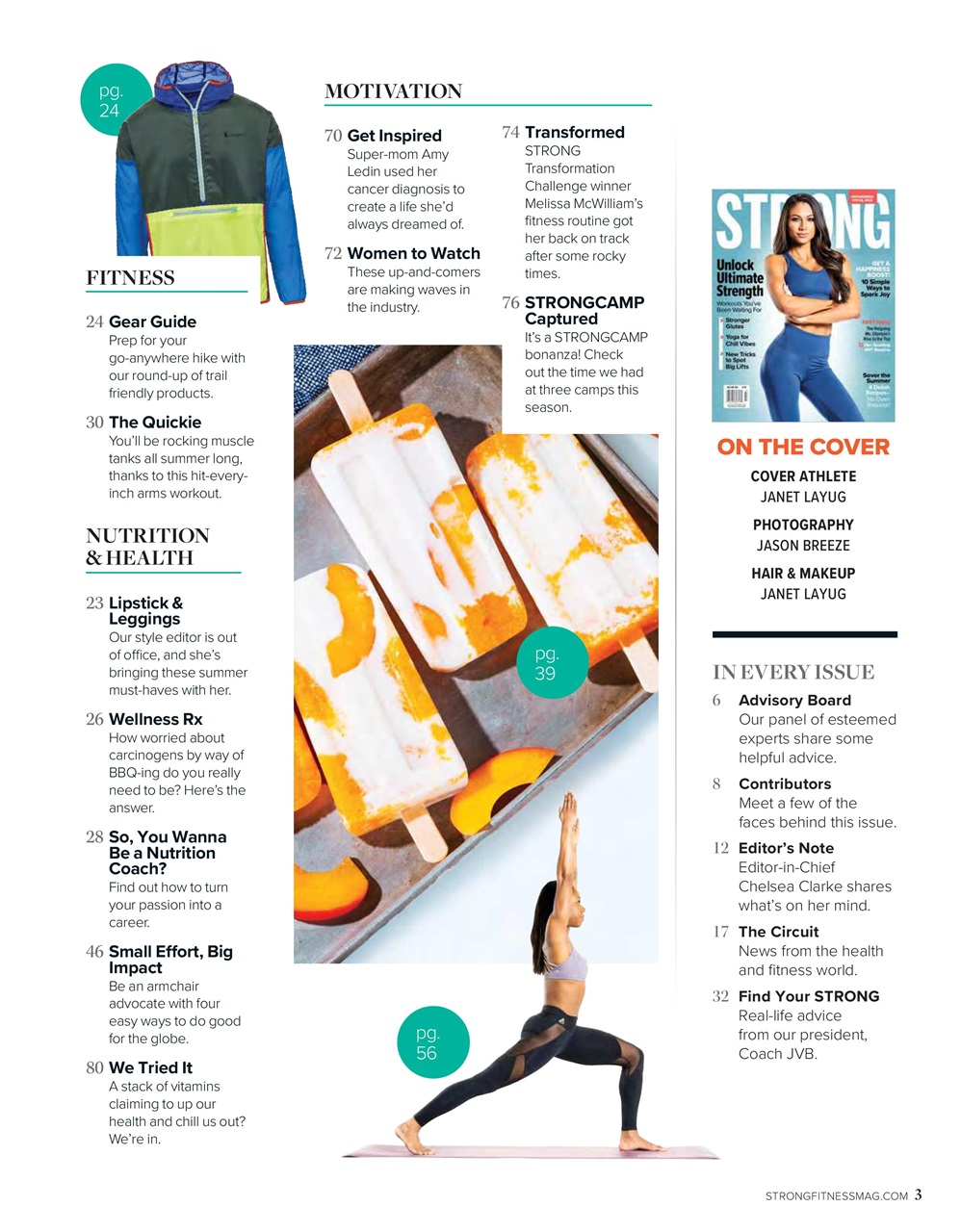 Strong Fitness Preview Pages