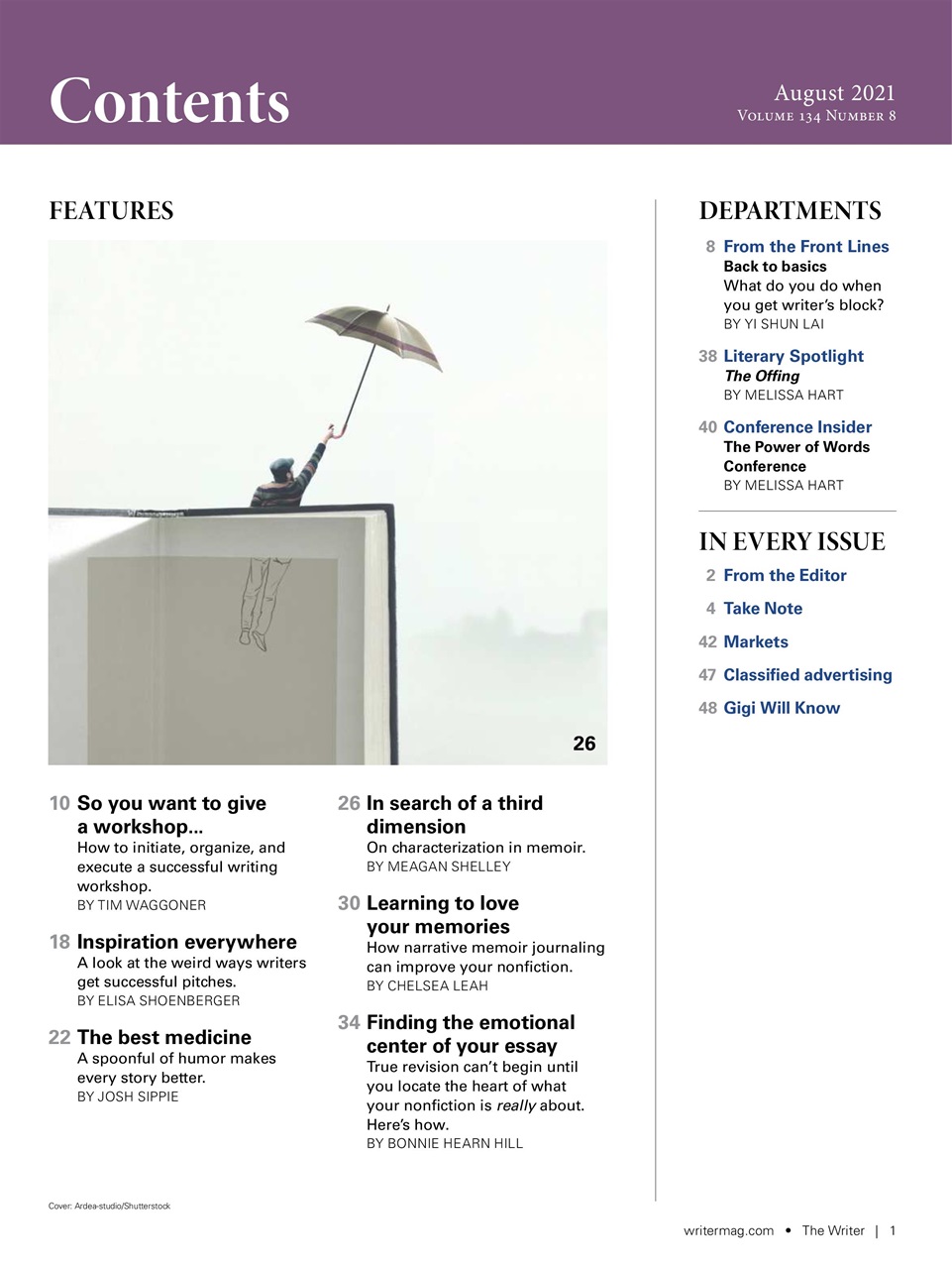 The Writer Preview Pages