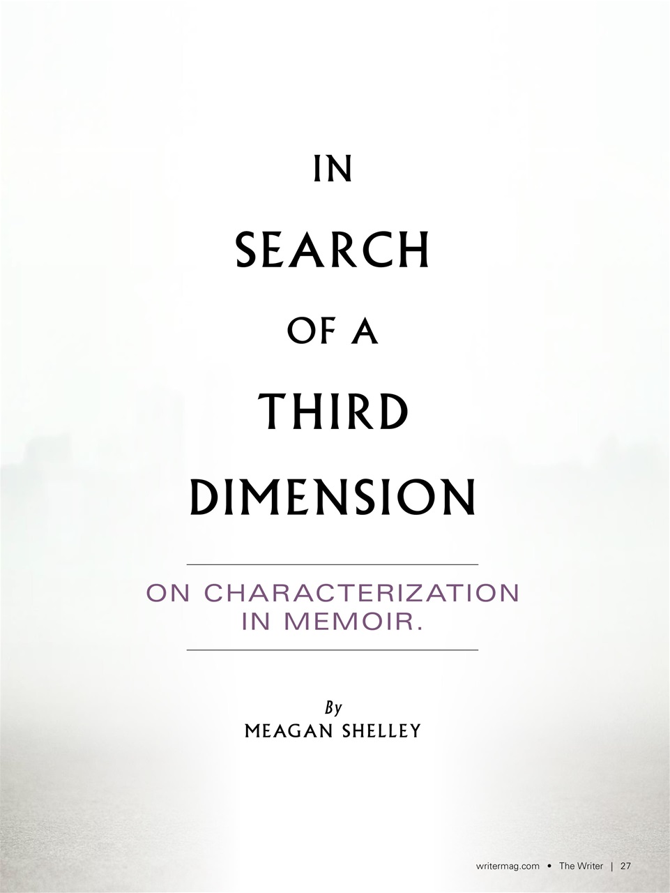 The Writer Preview Pages