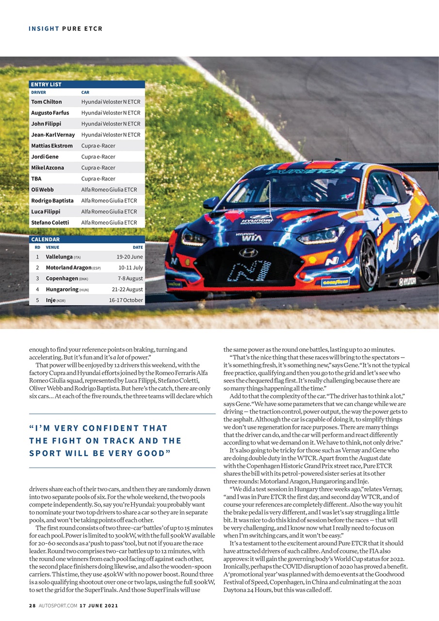 Autosport Preview Pages