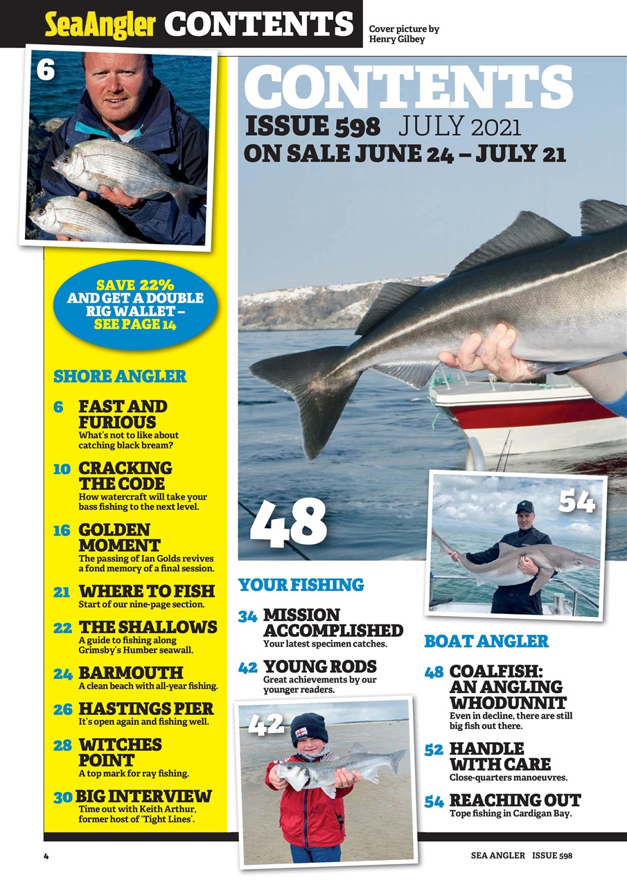 Sea Angler Preview Pages