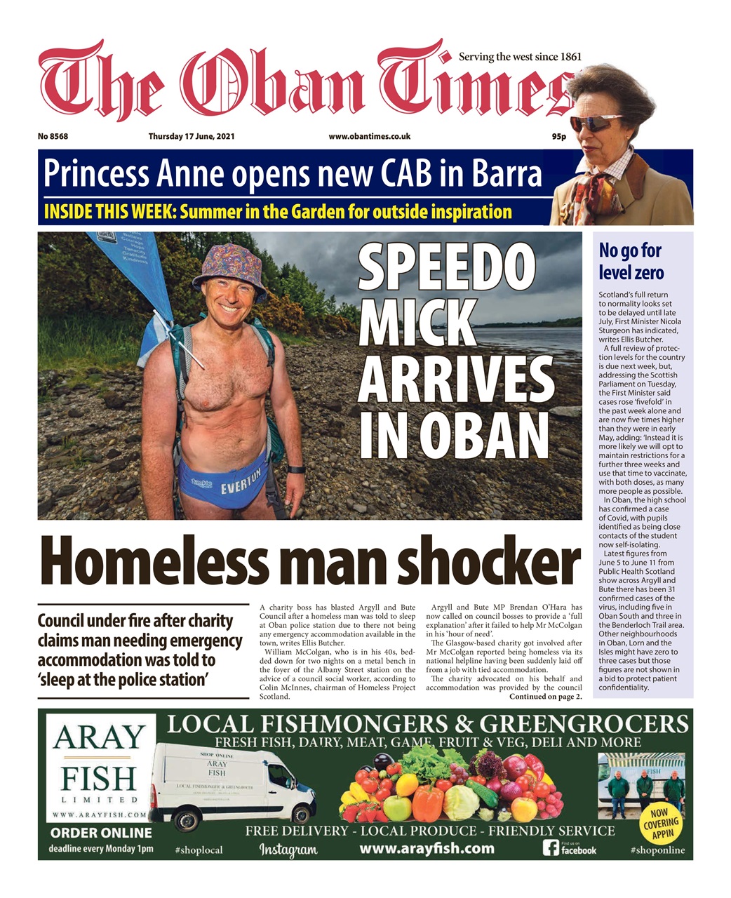 The Oban Times & Lochaber Times Preview Pages