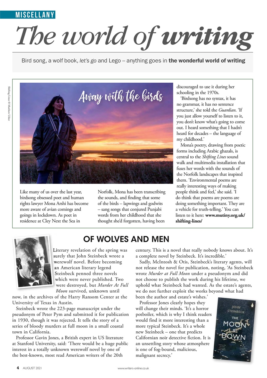 Writing Magazine Preview Pages