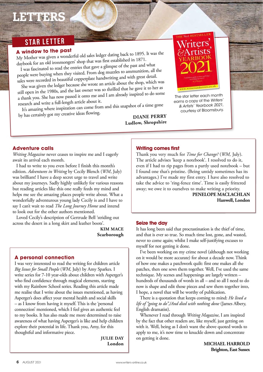 Writing Magazine Preview Pages