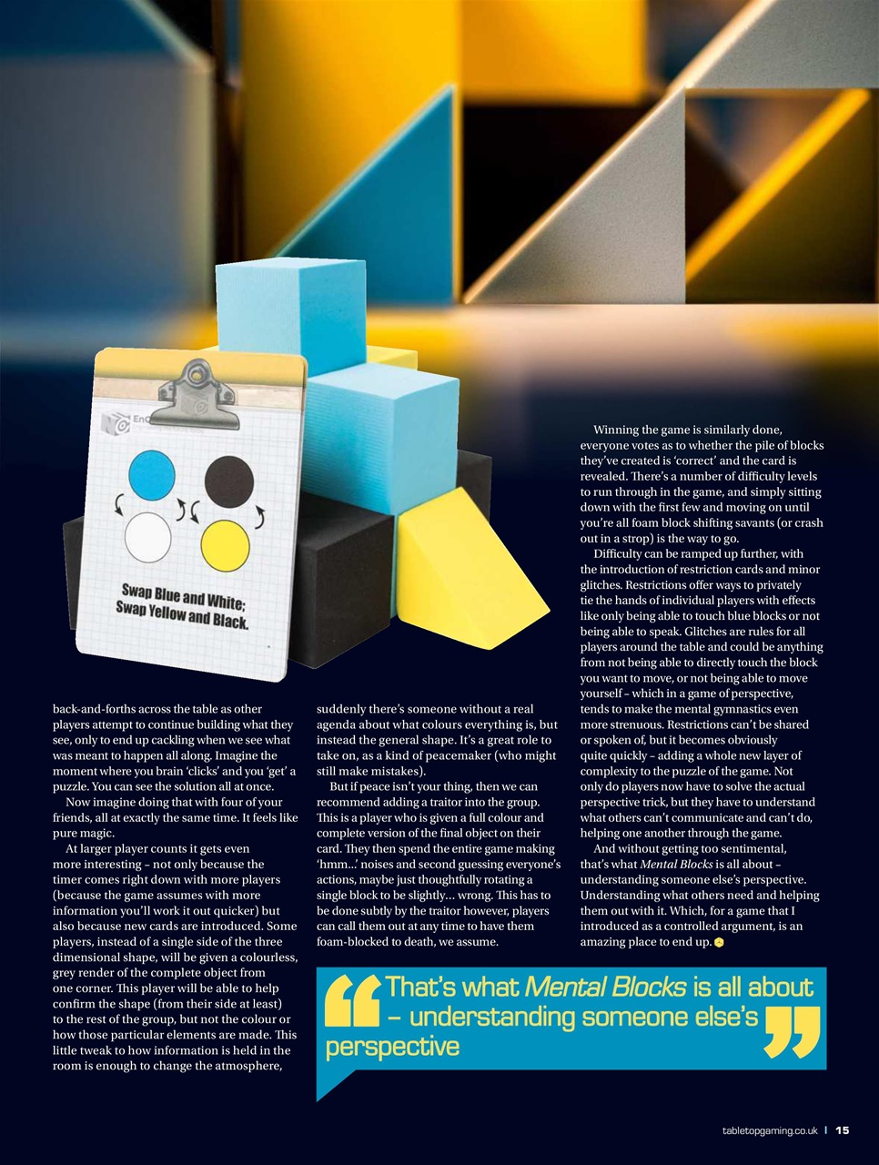 Tabletop Gaming Preview Pages