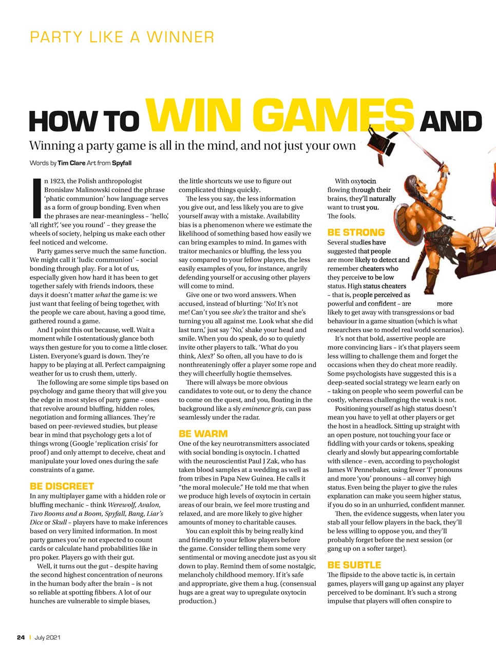 Tabletop Gaming Preview Pages