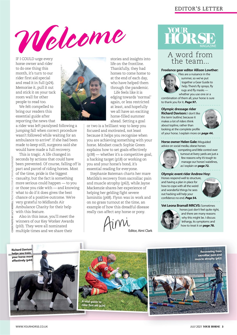 Your Horse Preview Pages