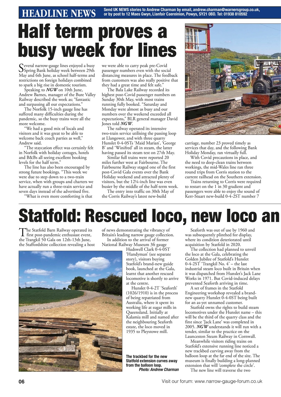 Narrow Gauge World Preview Pages