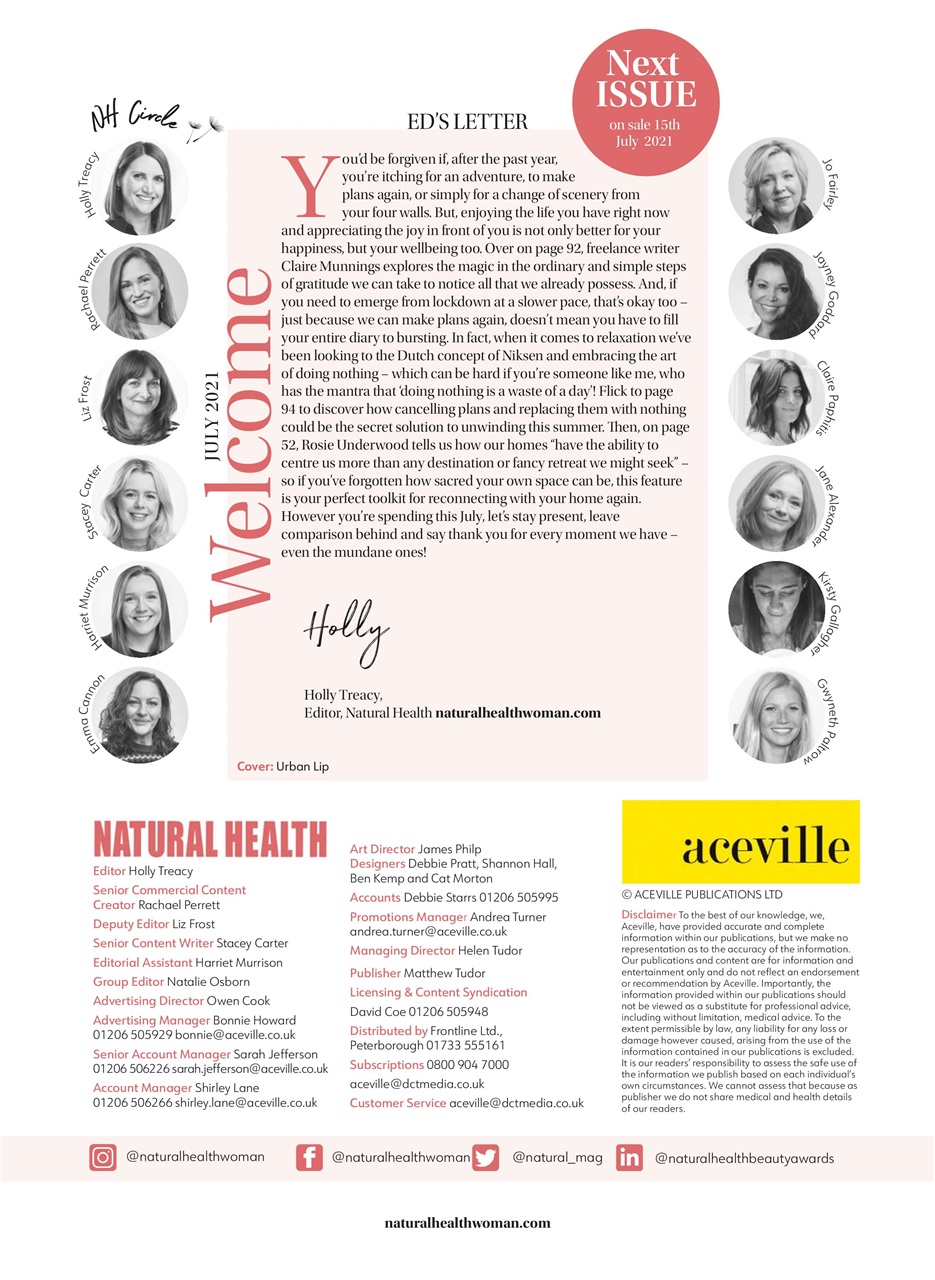 Natural Health Preview Pages