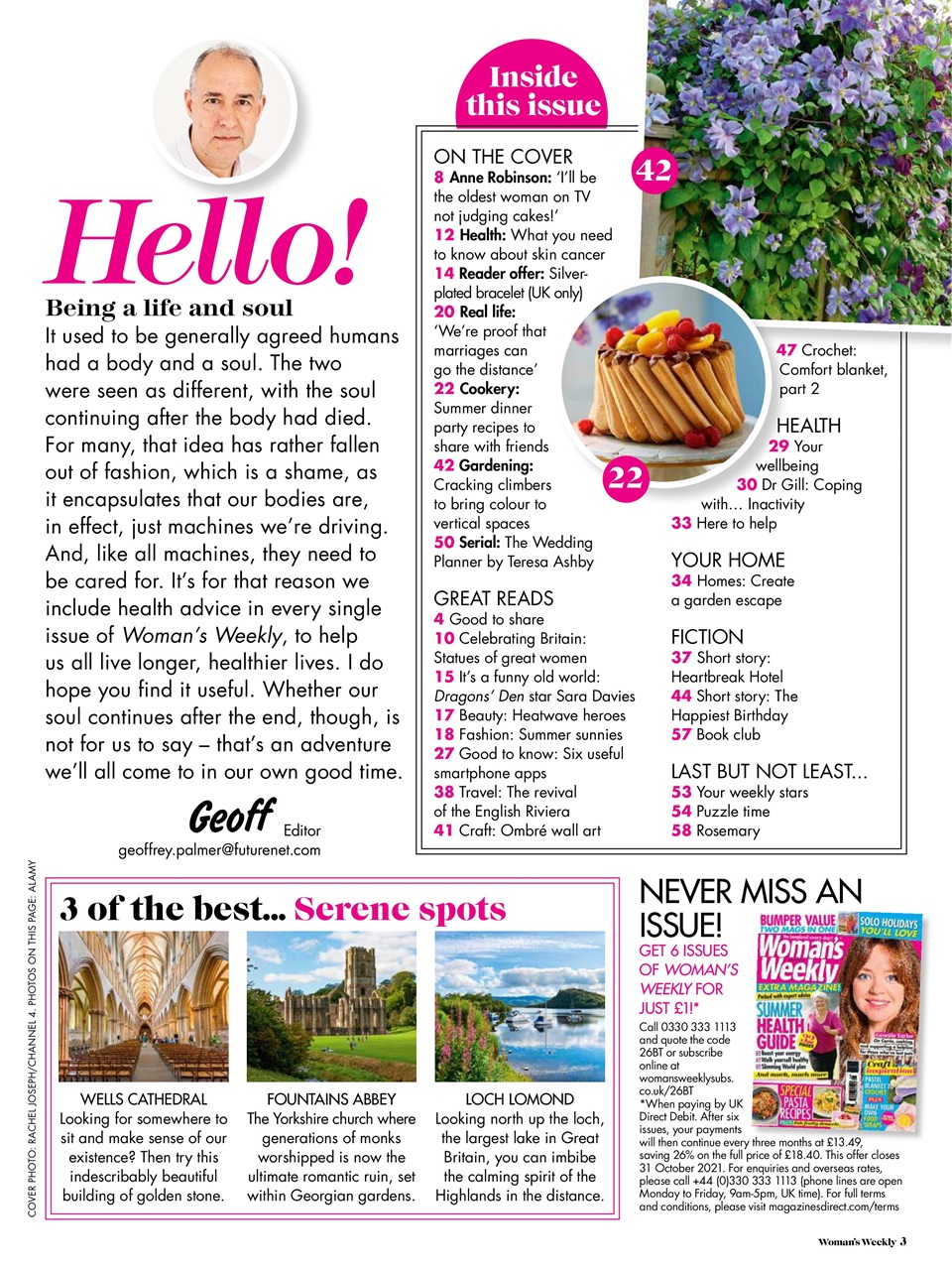 Woman's Weekly Preview Pages