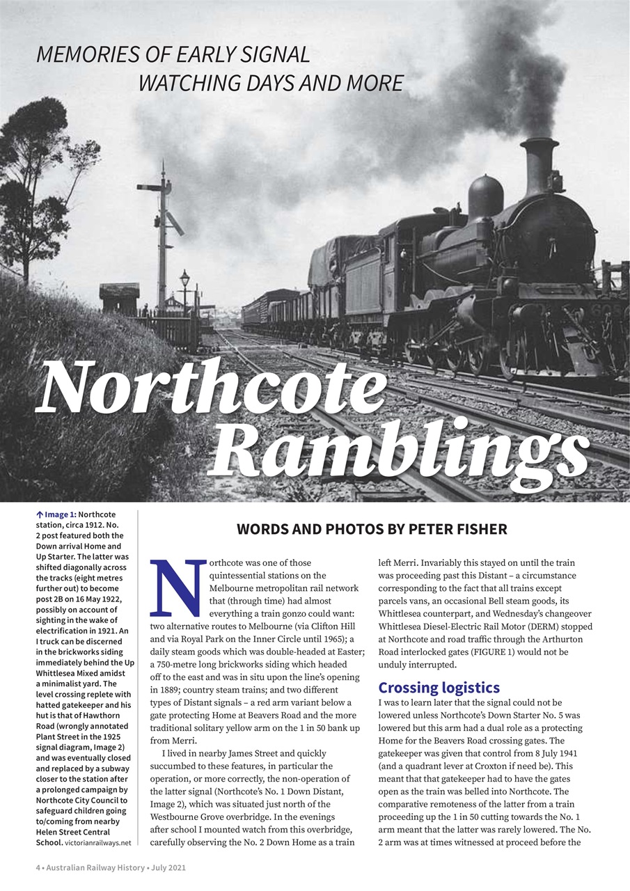 Australian Railway History Preview Pages