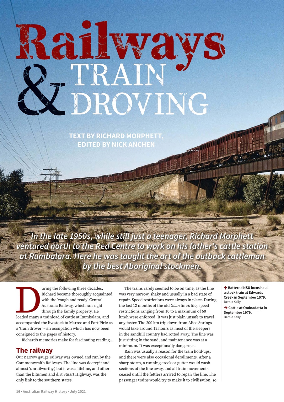 Australian Railway History Preview Pages