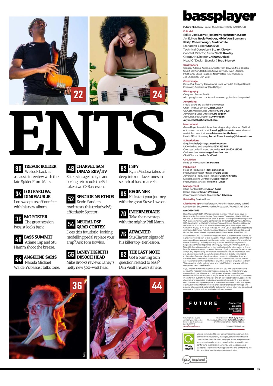 Bass Player UK Preview Pages