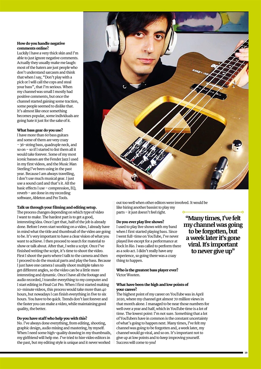 Bass Player UK Preview Pages
