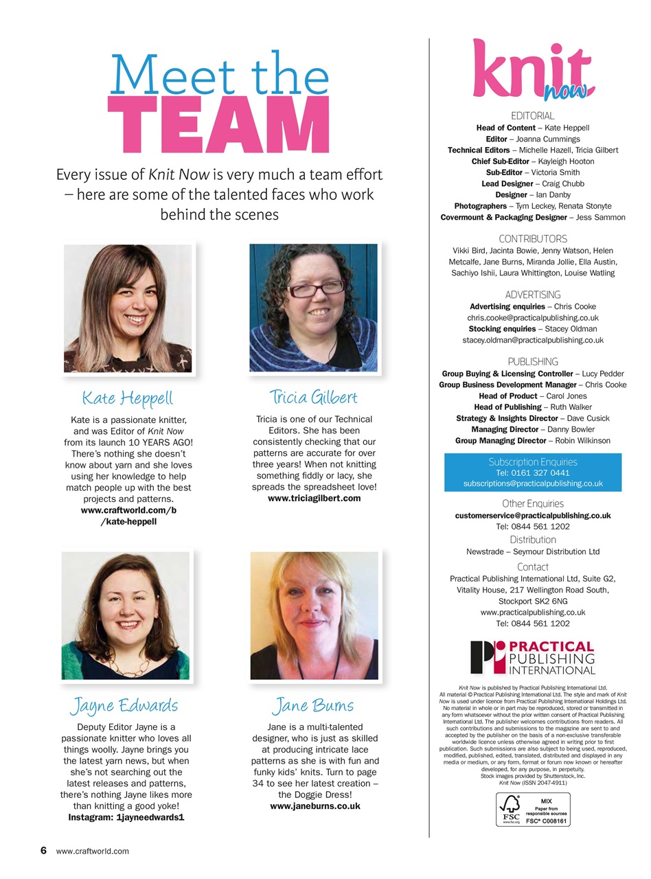 Knit Now Preview Pages