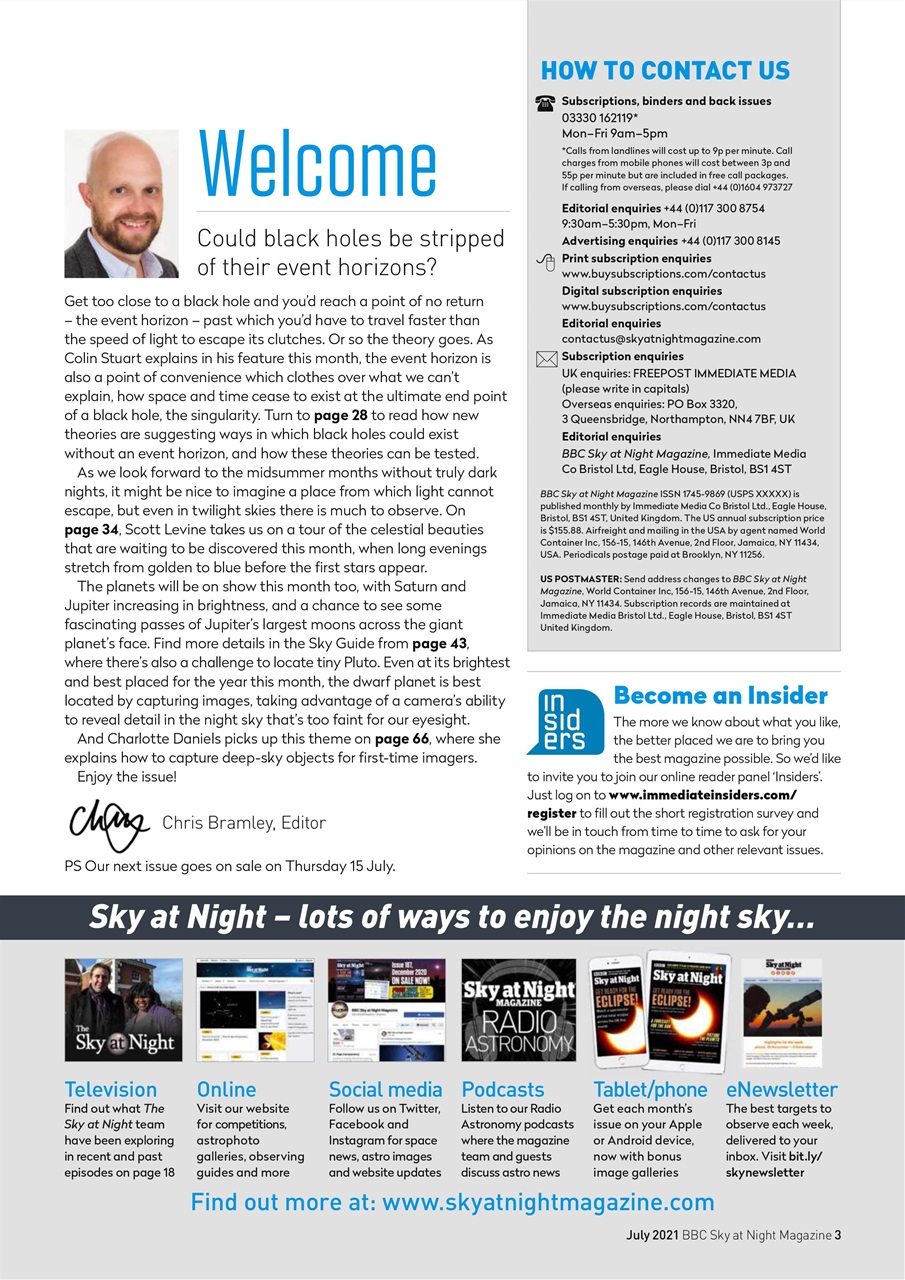 BBC Sky at Night Magazine Preview Pages