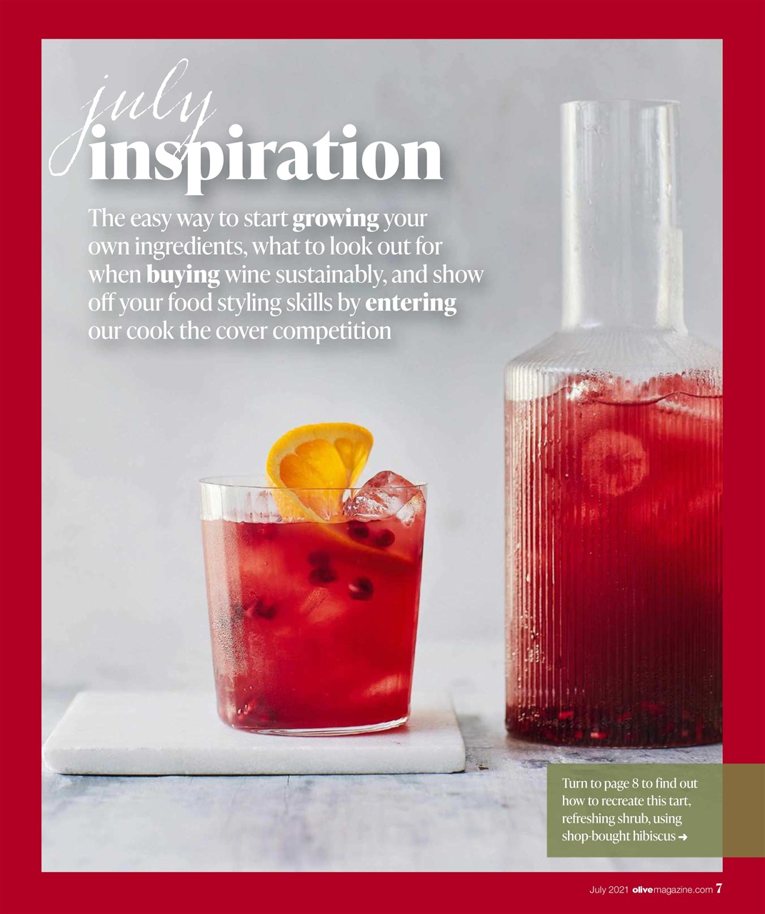 Olive Magazine Preview Pages