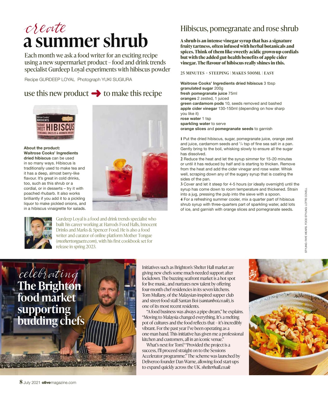 Olive Magazine Preview Pages