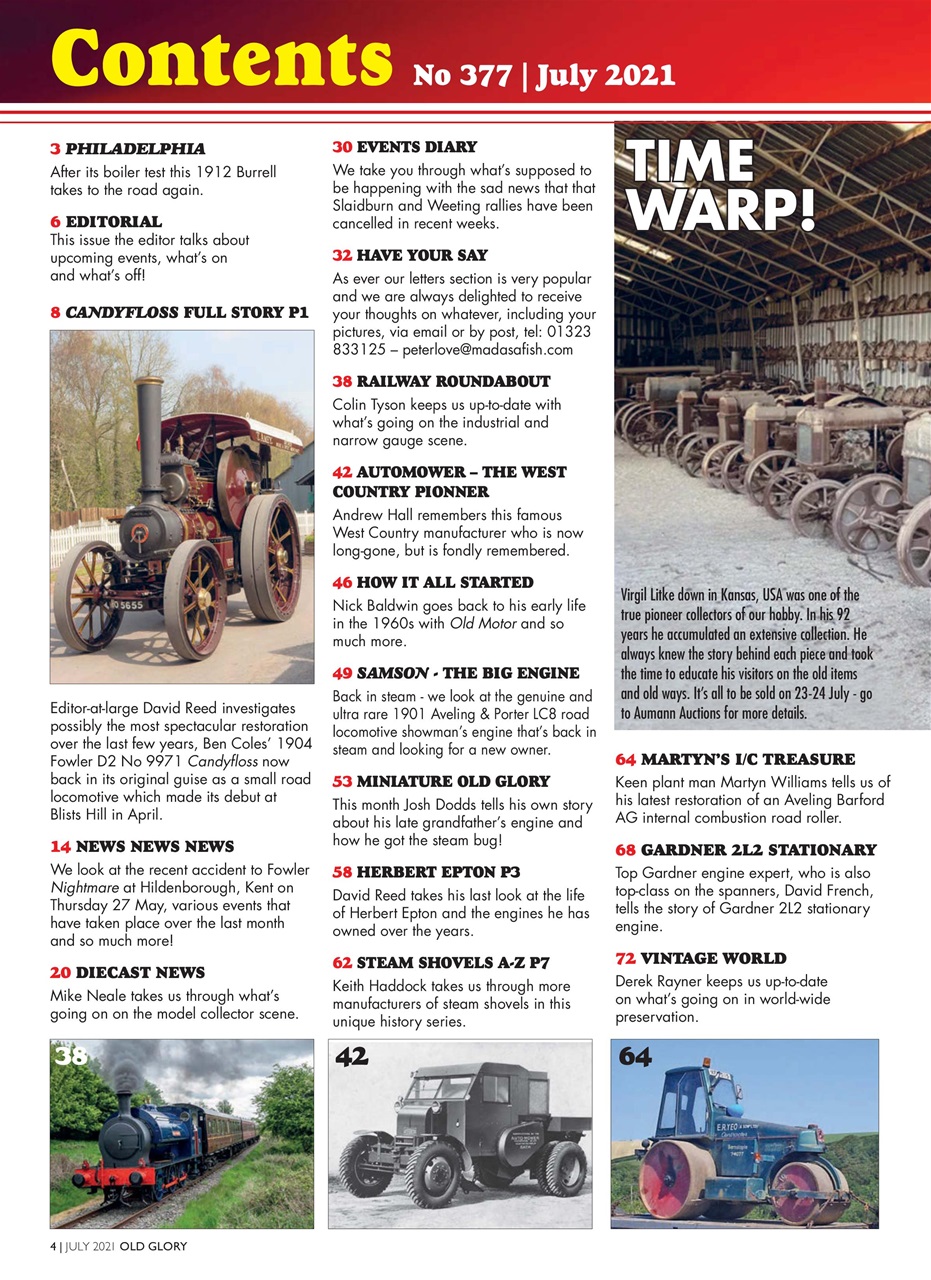 Old Glory Magazine Preview Pages