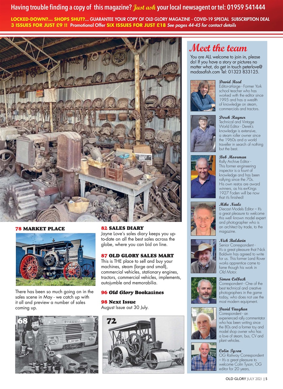 Old Glory Magazine Preview Pages