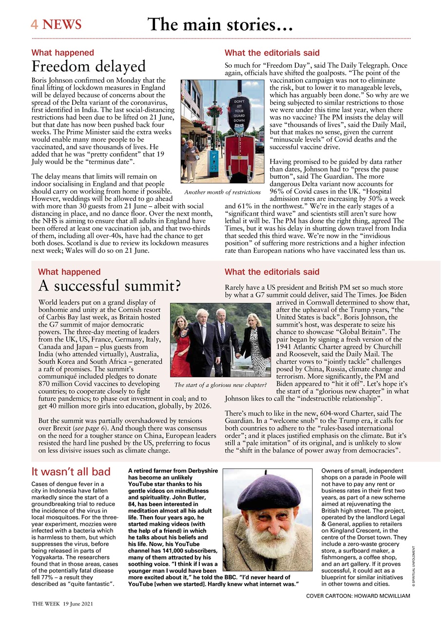 The Week Preview Pages