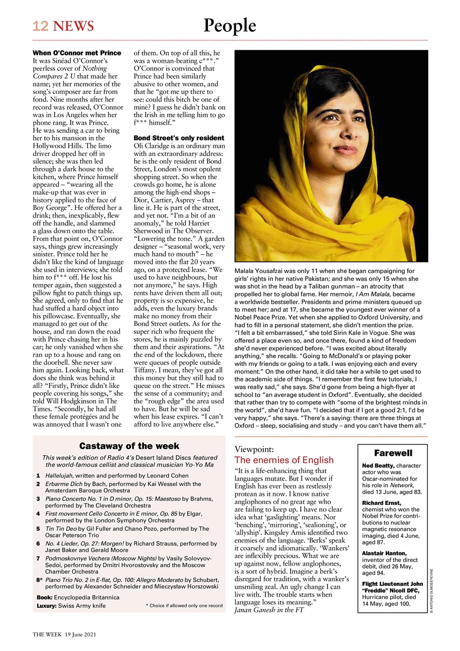 The Week Preview Pages