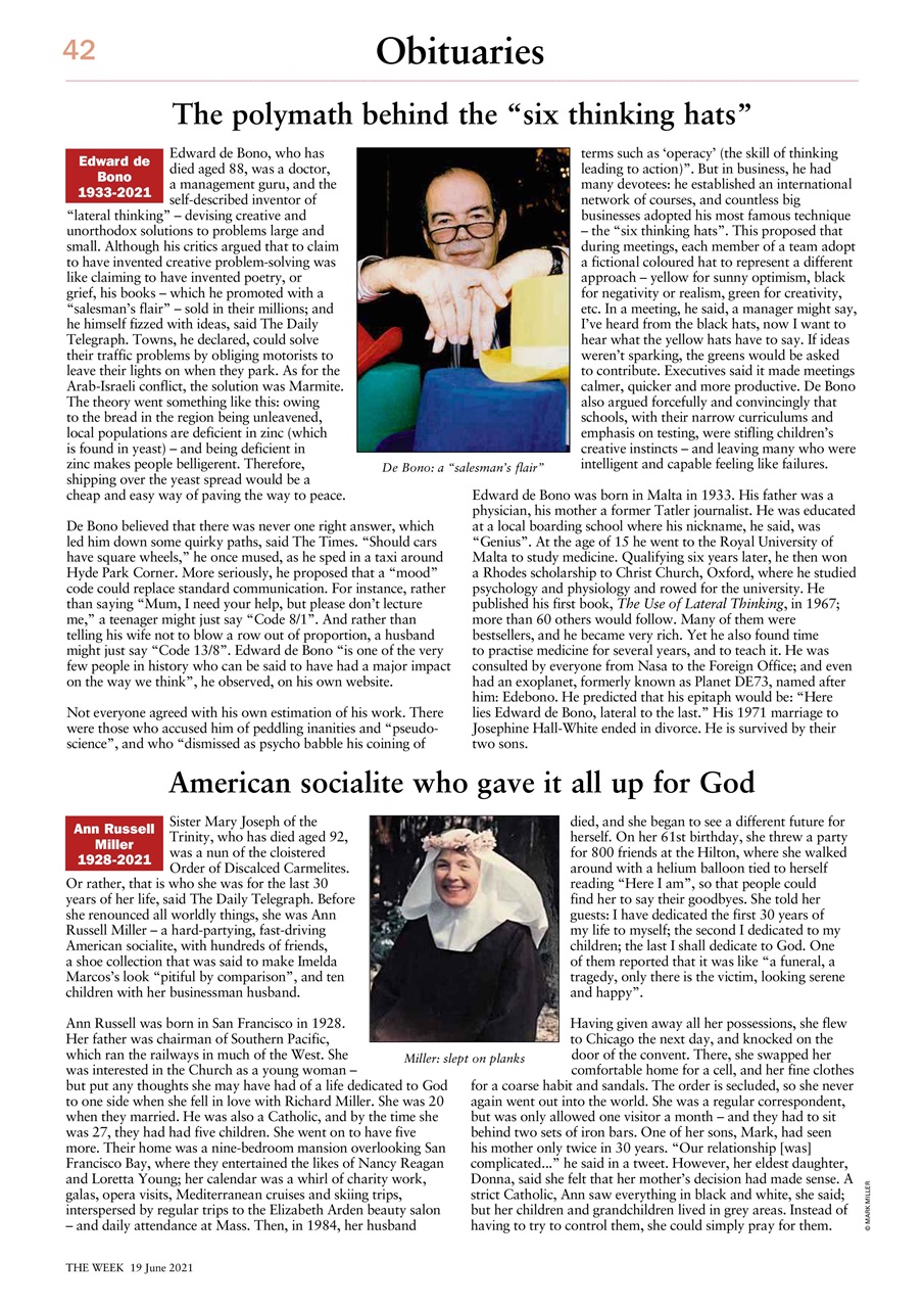 The Week Preview Pages