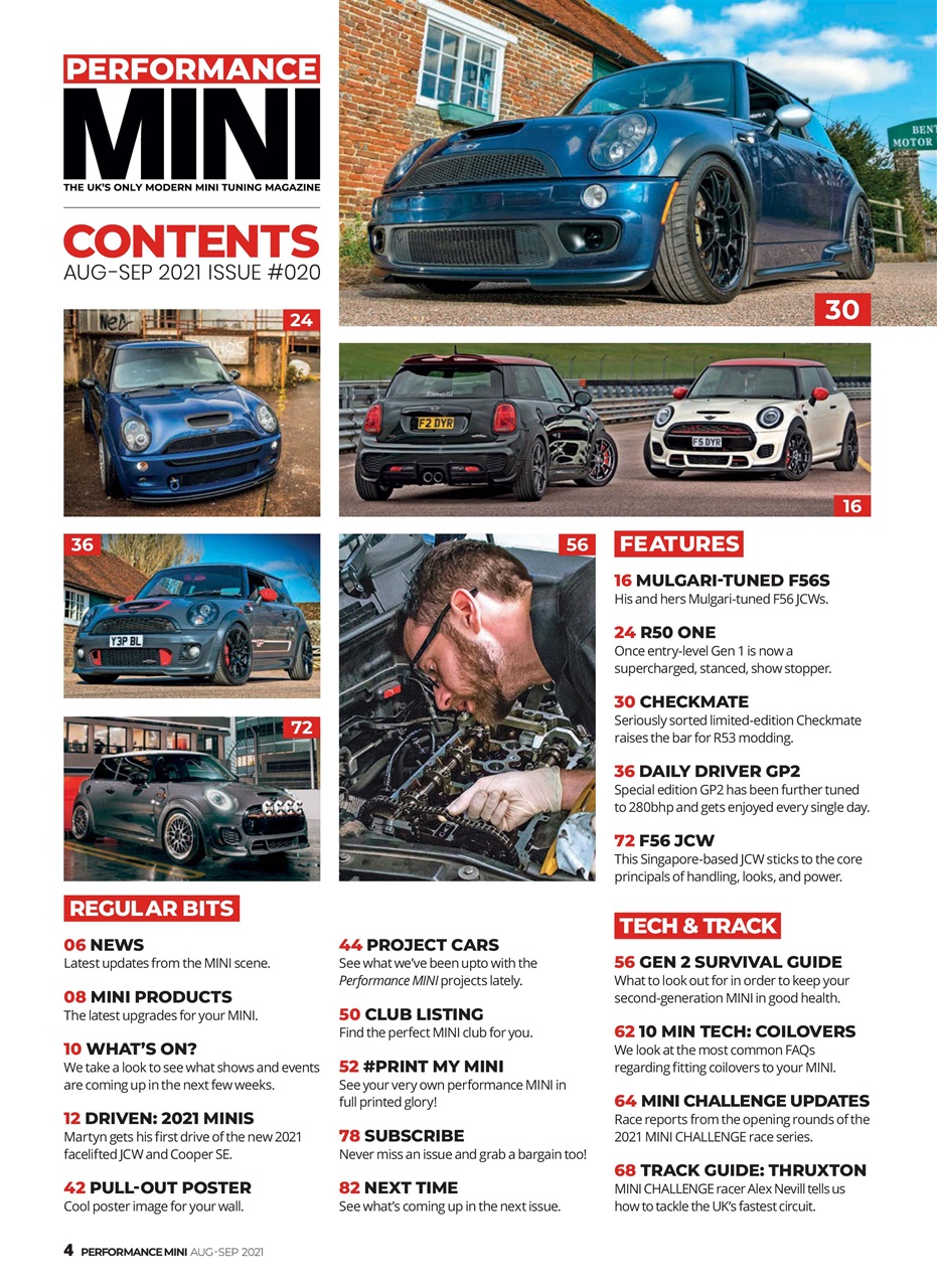 Performance Mini Preview Pages