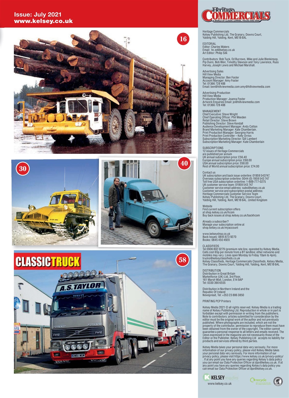 Heritage Commercials Magazine Preview Pages