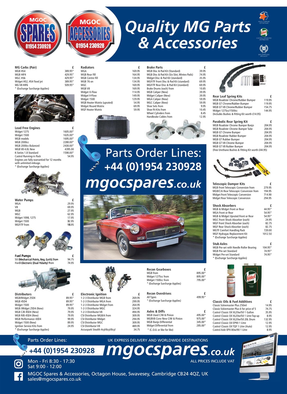 MG Enthusiast Preview Pages