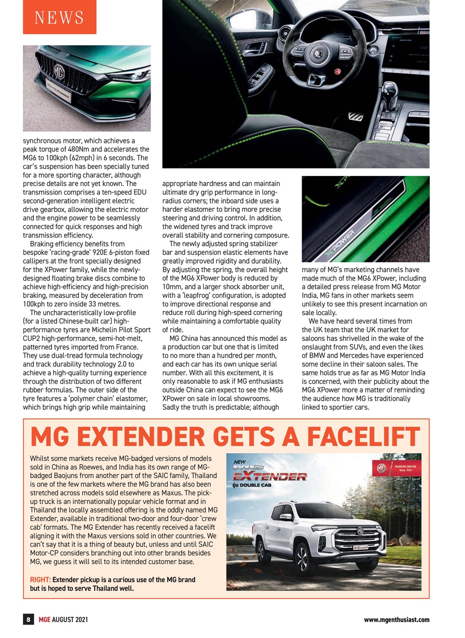 MG Enthusiast Preview Pages