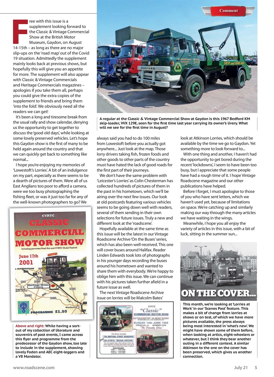 Vintage Roadscene Preview Pages