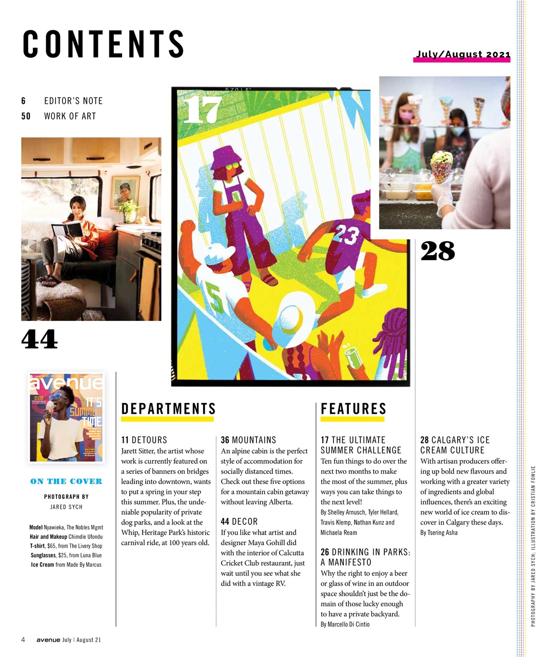 Avenue Calgary Preview Pages