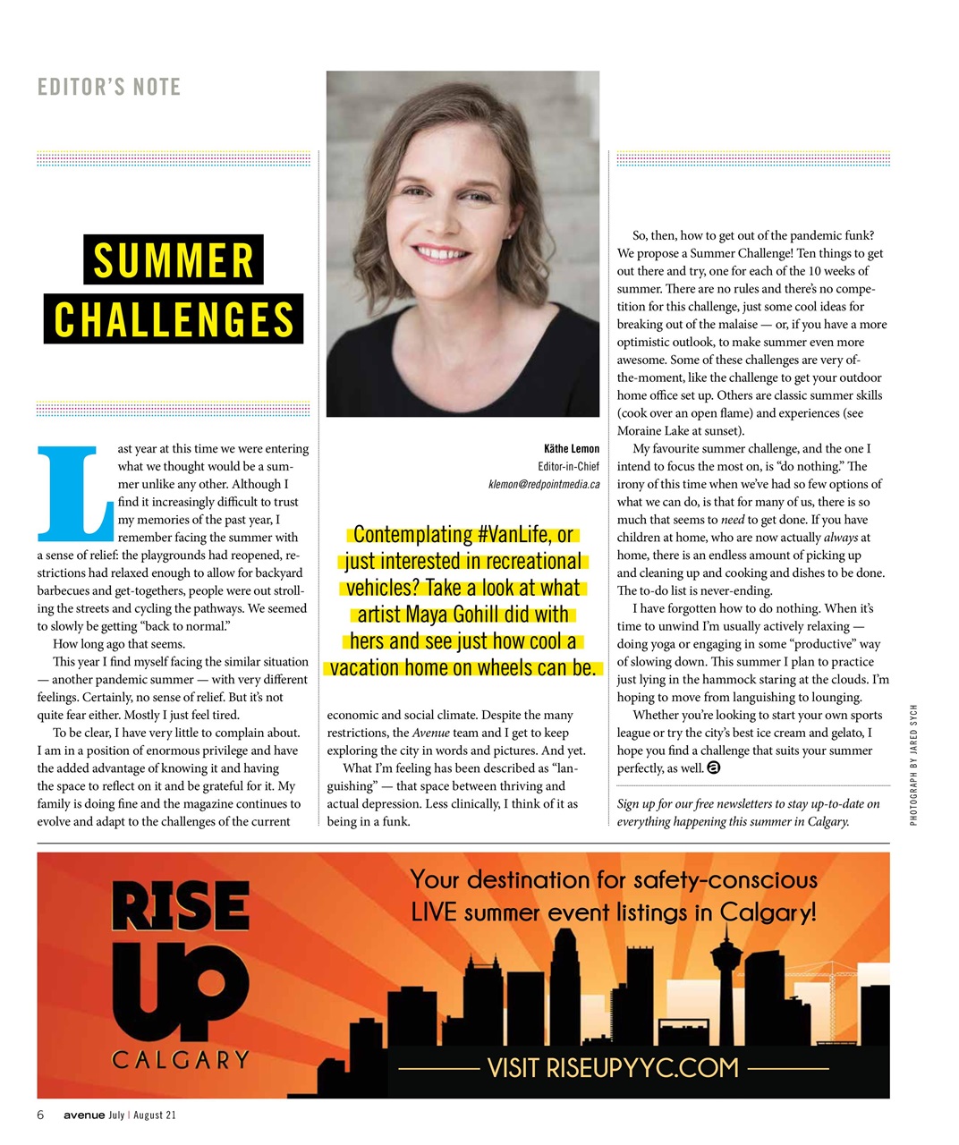 Avenue Calgary Preview Pages