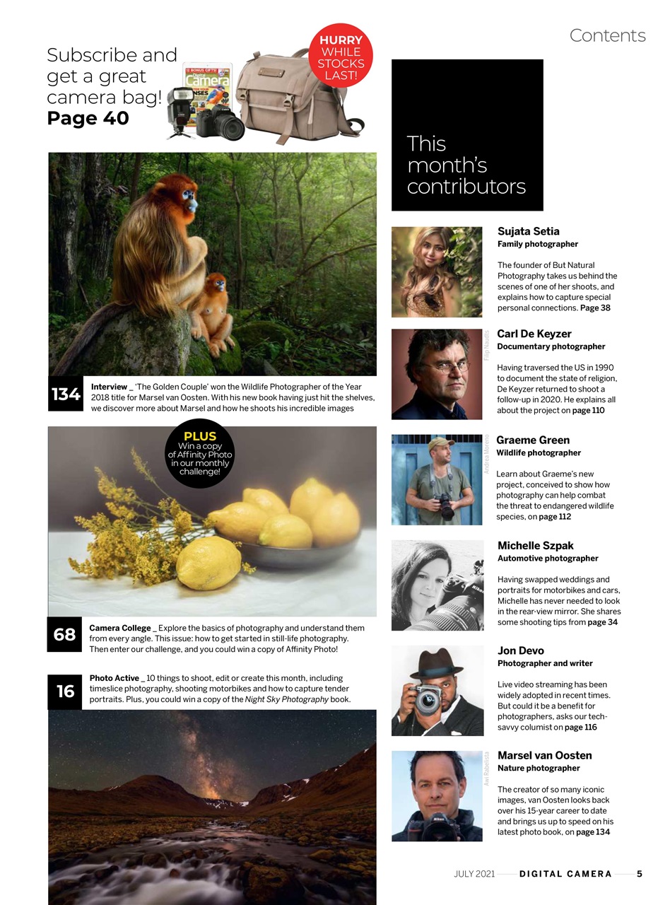 Digital Camera Magazine Preview Pages