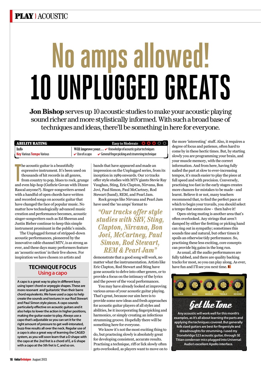 Guitar Techniques Preview Pages