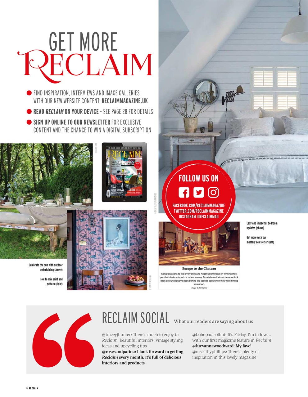 Reclaim Preview Pages