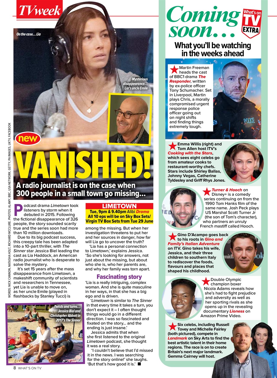 What's on TV Preview Pages