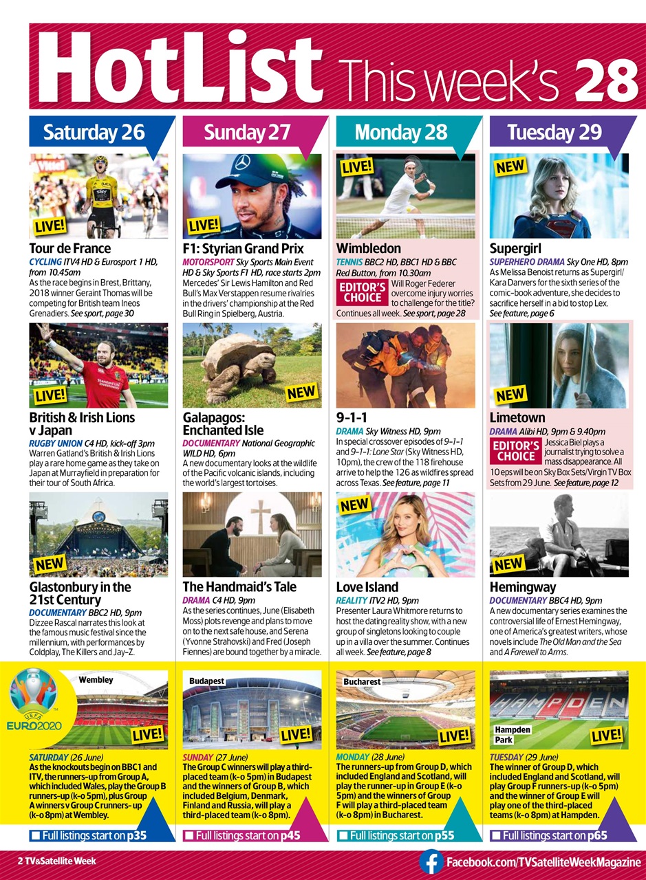 TV & Satellite Week Preview Pages